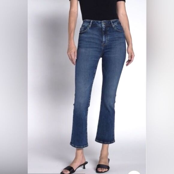 Frame denim Le Crop Mini Boot Jeans size 24 - Picture 3 of 11